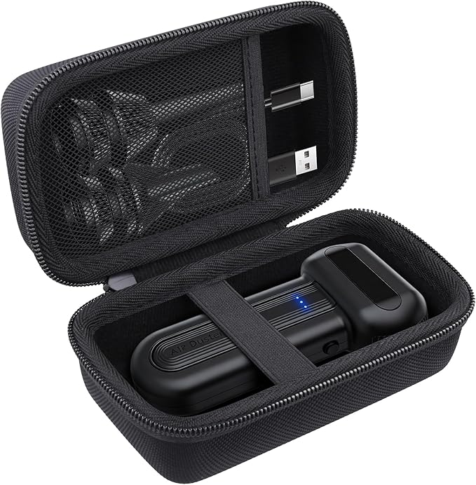 khanka Case for WOLFBOX MF50 MF60 MF70 Electric Air Duster,Hard Storage Case Compatible with Wolfbox MF50 MF60 MF70 Air Compressor and Accessories,Case Only（Black）