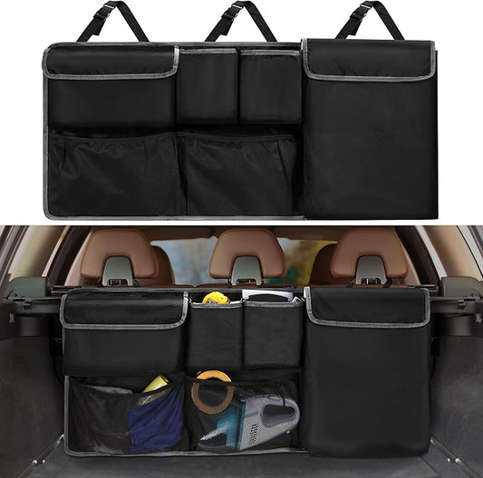 XHRING Car Trunk Organizer Backseat Hanging Storage Bag for Subaru Crosstrek Forester Outback Ascent Premium Sport Limited Base Touring XT SUV Accessories 2000-2025 2026