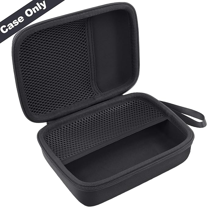 khanka Case for WOLFBOX MF100 /MF50/MF60 /MF70 Electric Air Duster,Hard Storage Bag Compatible with Wolfbox MF100 MF60 Compressed Air Duster and Accessories,Case Only (Black)