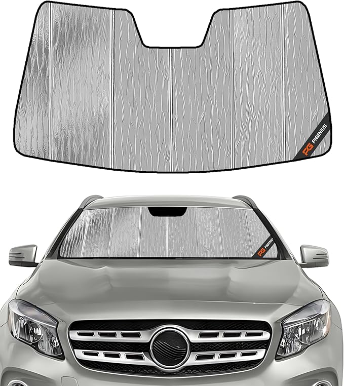Pigenius Windshield Sun Shade for Mercedes-Benz GLA 2015-2020 Front Window Sunshade - AstraGuard