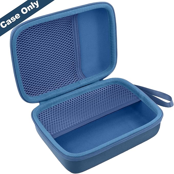 khanka Case for WOLFBOX MF100 Electric Air Duster,Hard Storage Compatible with Wolfbox MF100 MF50 Compressed Air Duster and Accessories,Case Only（Blue）