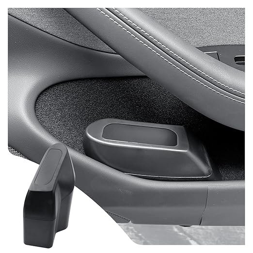 LUWU Car Trash Can Compatible with 2018-2025 Tesla Model3 & ModelY Interior Accessories with Lid Portable Mini Trash Bin Leak-proof (Right)