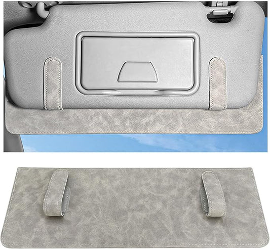 Sun Visor Extender for Car, Anti-Glare Sunvisor Extension Shade Attachment for Safe Driving, Clip-On Sun Blocker Sunshade Extender Protect Driver Passenger from UV Rays (Spot Gray)