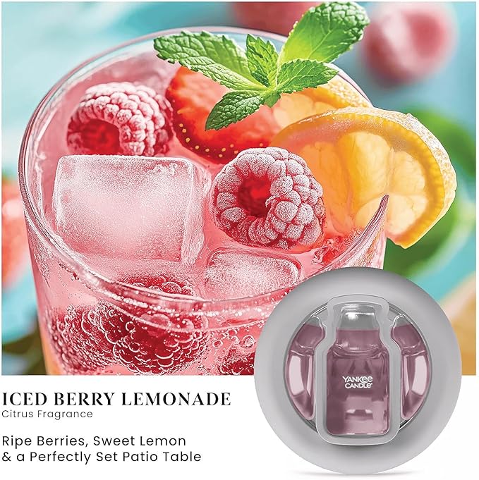 YANKEE CANDLE Car Air Freshener Vent Clip, Night Rider Scents, Smart Scent Odor Eliminator for Vehicles, Compact Clip-On Design with 30-Day Consistent Fragrance, (Variety Pack)