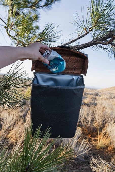 ONWRD Supply Co. Trasher - Vehicle Trash Can | Rugged Modular Utility for Adventure, Work & Everyday Use | Heavy Duty Water-Resistant Gear Bag - 15H x 10W x 5D
