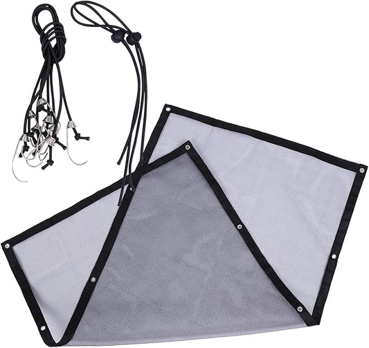 2 Sets Pet Safety Fence Net for Car Dogs Mesh Barrier for Vehicle Back Seat Separation Easy Install Pet Car Mesh Divider for Suvs and Trucks