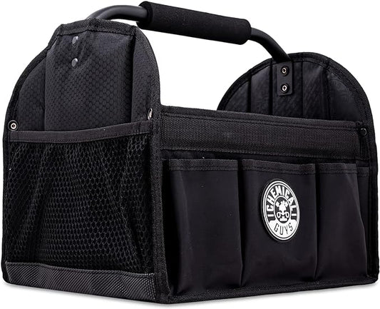 Chemical Guys Quick Load Collapsible Detailing Car Caddy Organizer & Storage – Portable Wash and Garage Organizer for Supplies, Tools and Accessories – Durable Black Design for Cars, Trucks & Home | Quick Load, Collapsible, For Cars, Trucks, SUVs, RVs