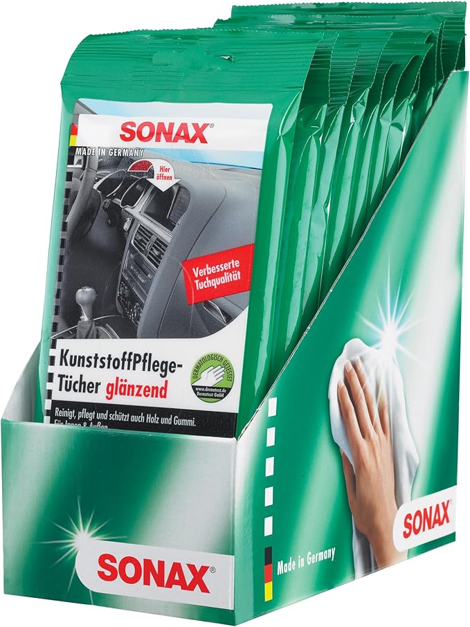 SONAX 04151000 Plastic Care Towelettes