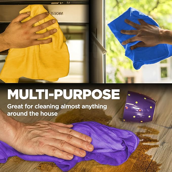 Premium 2pk +1 Free Shammy Cloth for Car Drying - 26"x17" - Super Absorbent Chamois Towel - Scratch-Free, Reusable & Soft Wash Cloth - Car Drying Towels