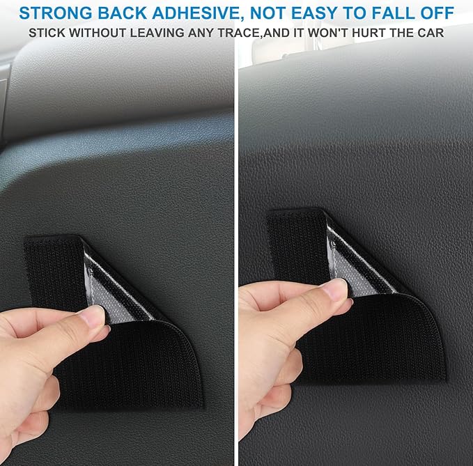 Accmor Car Seat Side Pocket Organizer, PU Leather Pouch Bag for Car Seat, Door, Window, Console, Registration Wallet Cards Trash Phone Sunglasses Holder Pocket for Auto