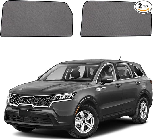 Car Window Shades for 2021-2023 Kia Sorento - Rear Side Window Sun Shade for Baby, Breathable Mesh Car Privacy Window Covers, UV Protection and Heat Insulation for Road Trips, Napping, Camping