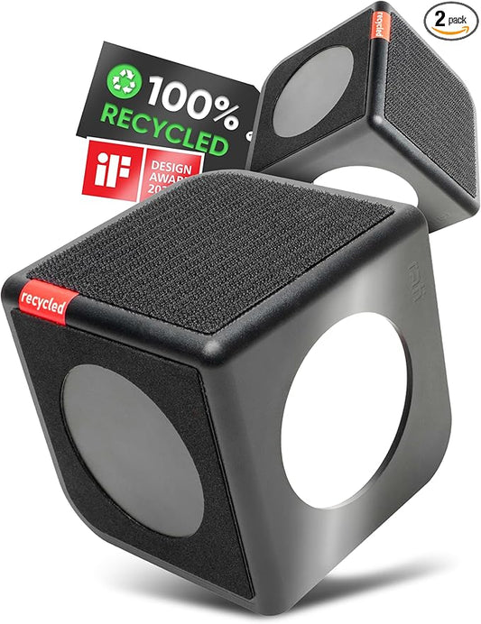 rati Nook Trunk Organizer Blocks for Cars and SUVs, Adjustable Cargo Dividers with Dual Grip Pads, Works on Carpeted and Plastic Trunks, Set of 2 Modular Stabilizers