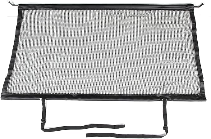 Vehicle Pet Divider Car Dog Barrier Net Pet Rear Safety Mesh Cargo Isolation Net Fence Compatible with Ineos Grenadier 2020-2025 Trunk Safety Isolation Protection net (Style A)