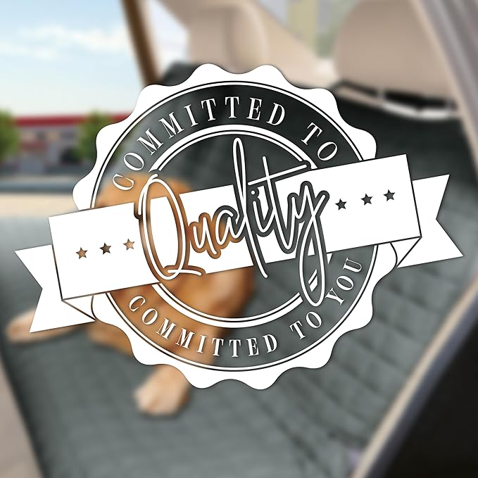 Elegant Comfort Premium Pet Car Seat Cover for Front Seat, Luxury Microfiber Car Seat Protector, Heavy Duty and Durable, Non-Slip and Waterproof Car Seat Cover for Trucks, Cars, and SUVs, Black