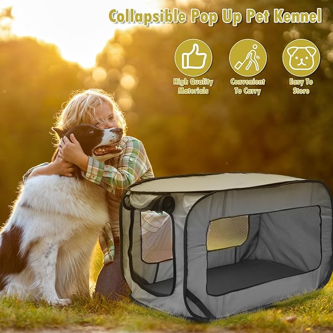 Dog Car Net Barrier Pet Barrier with Hooks Foldable Stretchable Storage Bag Universal for Cars, SUVs -Easy Install, Car Divider for Driving Safely with Children & Pets