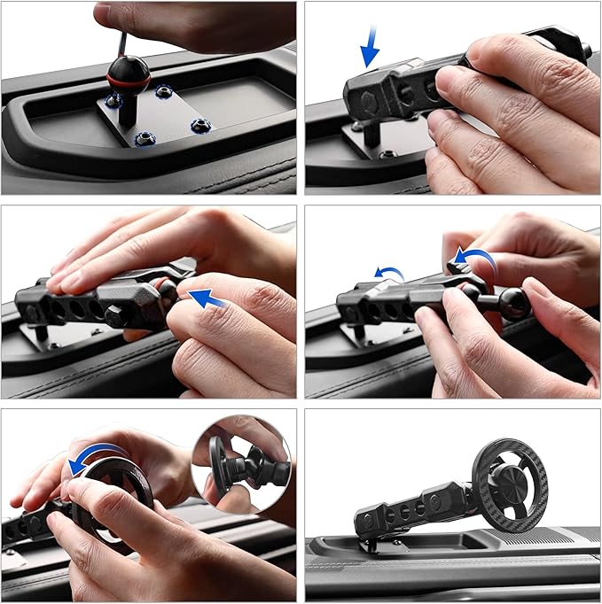 sukemichi Magnetic Phone Mount for 2024 Jeep Wrangler - Adjustable Smartphone Bracket Cell Phone Automobile (Magsafe Phone Mount)