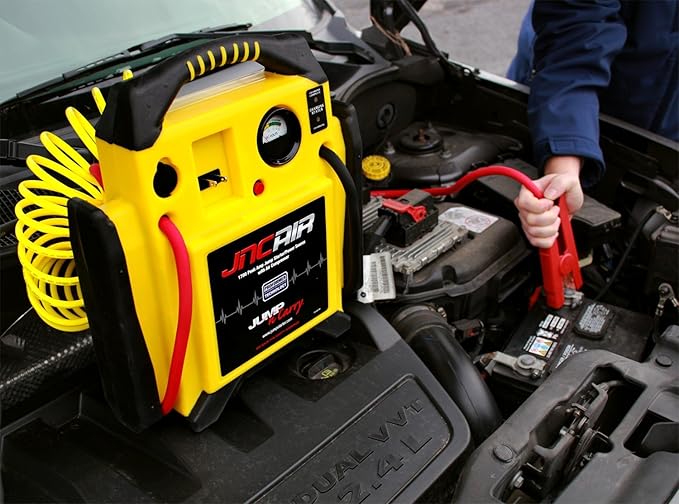 Clore Automotive Jump-N-Carry JNCAIR 1700 Peak Amp Jump Starter with Air Compressor