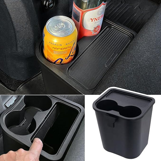 TOPINSTALL 2026 Full Upgrade Trash Can for 2022-2026 Ford Maverick, Multi-Purpose Storage Box Drink Holder Truck Trash Bin for Backseat Passenger Interior Accessories