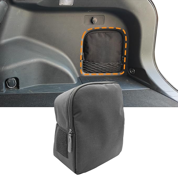 Trunk Upgrade, Trunk Organizer Pocket Bag, Trunk Cubby Storage bag,Cargo side pocket For Toyota Rav4 2025 2024 2023 2022 2021 2020 2019 Black, 1 pc