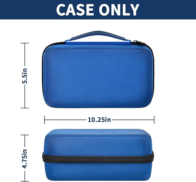 Case for Halo Bolt 58830/57720/ Air 58830/ ACDC Max 55500 mWh/Air + Portable Emergency Power Kit, Storage Holder for Air Nozzles, Extra Accessory, Car Jump Starter, and Charger- Blue (Box Only)