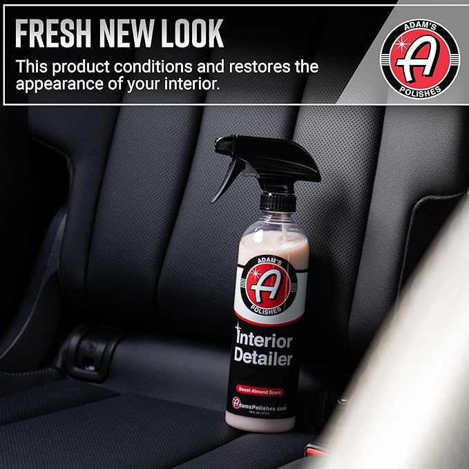 Adam's Interior Detailer (Gallon) - Total Car Interior Cleaner, Protectant & Dressing | All Purpose Cleaner & Leather Conditioner | Vinyl, Dashboard, Screen, Seat Cleaner & More