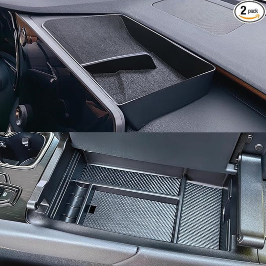 Center Console Organizer Compatible with Lexus RX 2023 2024 2025, Screen back Organizer for 2025 RX Hybrid RX 350h 500h F Sport Premium+ Luxury F Sport Handling(Set of 2)