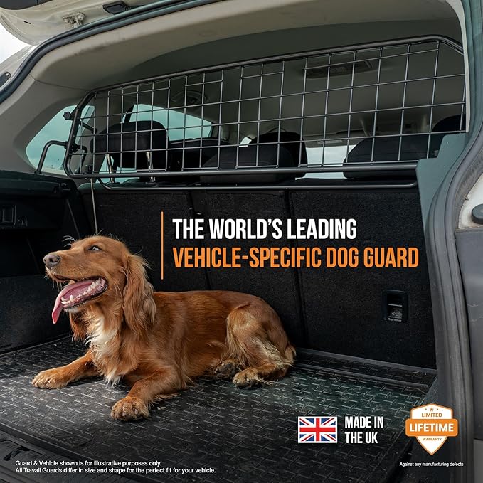 TRAVALL Compatible with Jeep Compass (2020+) Dog Car Barrier Guard Custom Fit Accessory Heavy Duty Steel Mesh Trunk Divider Safety Travel Premium Luggage Cargo Barrier Backseat Protection