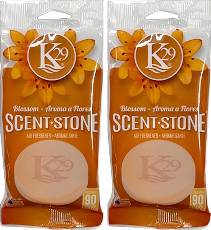K29 Stone Air Freshener, Environmentally Safe and Long-lasting Fragrance (2 Packs, Blossom)