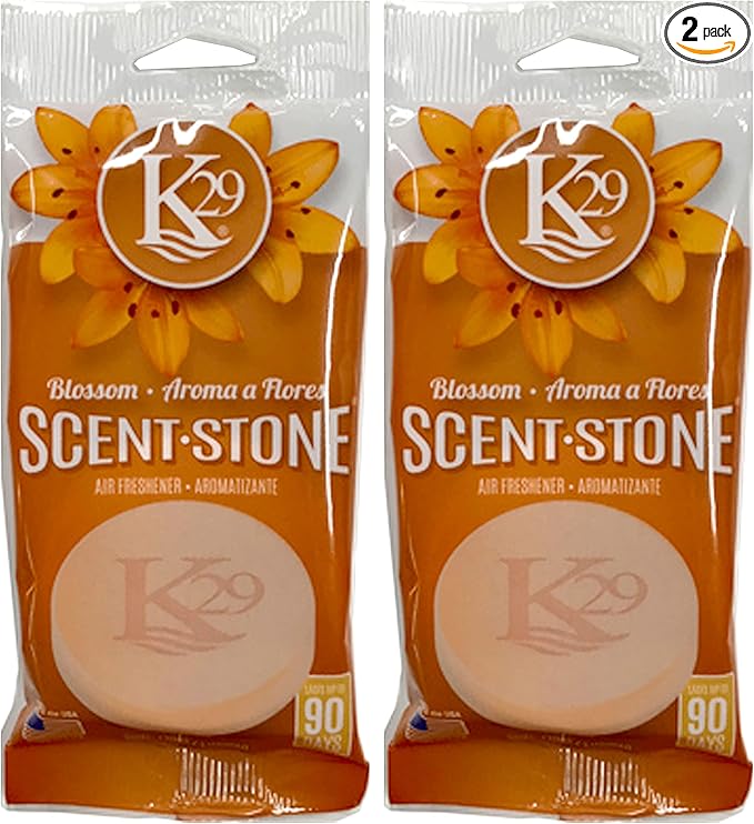 K29 Stone Air Freshener, Environmentally Safe and Long-lasting Fragrance (2 Packs, Blossom)