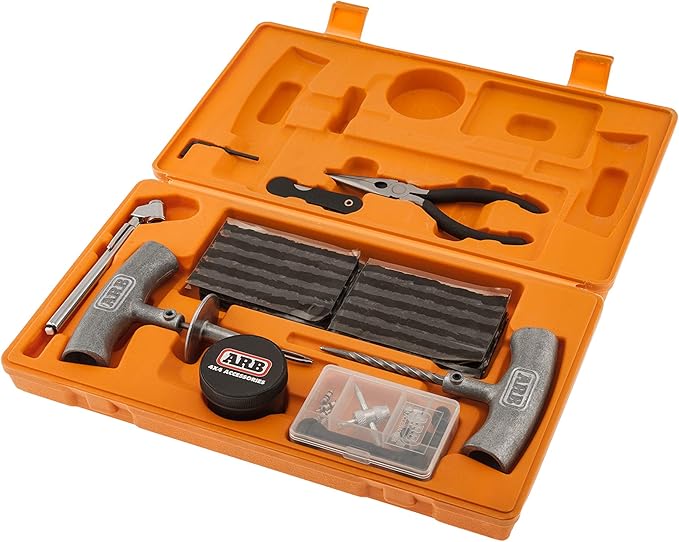 ARB 10000011 Speedy Seal 2 - Universal Heavy Duty Tire Repair Kit For Car, Truck, RV, Jeep, ATV, Motorcycle, Tractor, Trailer. Flat Tire Puncture Repair Kit Fix Punctures and Plug Flats 50 String Plug