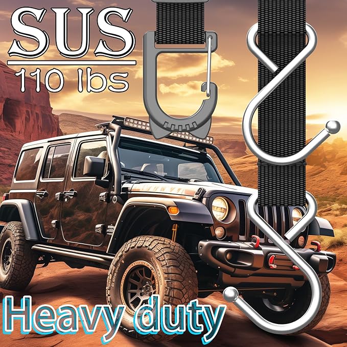 Purse Hook/Holder for Car, Car Seat Hooks for Headrest, Car Bag Hooks, Headrest Hooks for Car, 2 S-Shaped Heavy-Duty Metal Hooks, Safe and Anti Robbery, 2 Packs.