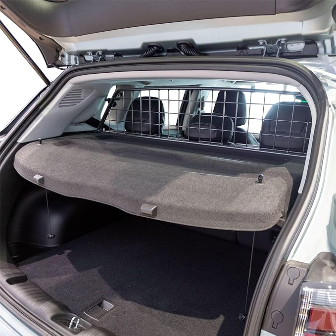 TRAVALL Compatible with Jeep Compass (2020+) Dog Car Barrier Guard Custom Fit Accessory Heavy Duty Steel Mesh Trunk Divider Safety Travel Premium Luggage Cargo Barrier Backseat Protection