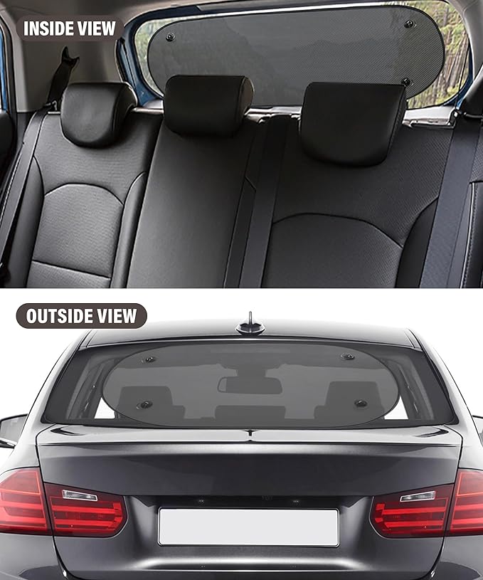 bylikeho Car Window Shade for Baby - UV Protection Sun Shade for Windshield, Rear and Back Windows - Car Accessories,Cooling for Summer