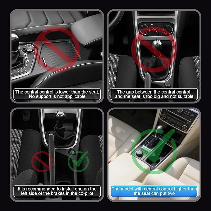 MQOUNY Car Seat Gap Filler with Retractable Car Charger, 36W Cars Adapter USB C Fast Charger for iPhone 17 Pro Max 16 14 13, Multifunctional Seat Side Gap Filler,Car Accessories Birthday Gifts
