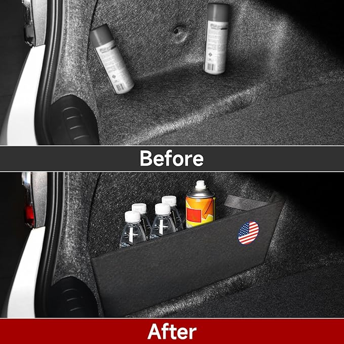 2PCS Rear Trunk Organizer Side Divider Board Compatible with 10th Gen Honda Accord 2018 2019 2020 2021 2022 Interior Accessories