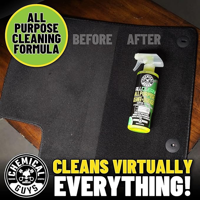 Chemical Guys All Clean+ Citrus All Purpose Cleaner (2 x 16 Fl Oz) – Interior & Exterior Multi-Surface Degreaser & Stain Remover