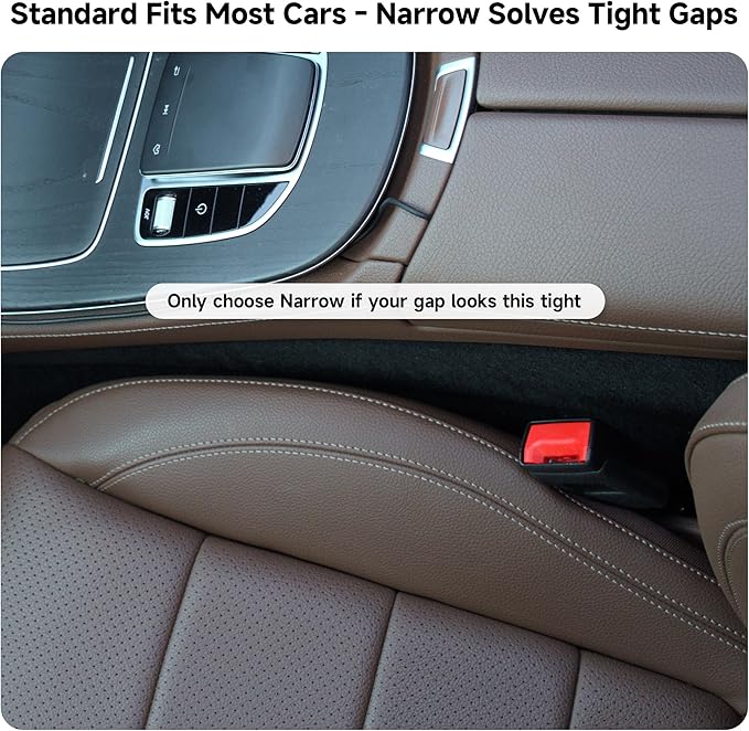Car Seat Gap Filler Set of 2, Soft Foam Multifunctional Seat Side Gap Filler with Organizer & Hook Function, 3in1 Gap Stopper Universal Fit Car SUV Truck Fill The Gap Between Seat & Console（Pink）