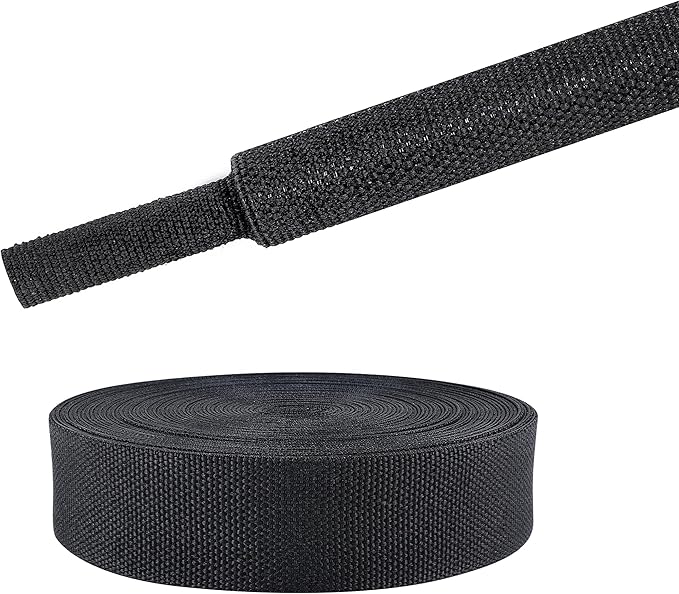 2 to 1 Heat Shrink Braided Sleeving 3/4" - 24 feet Pliable Shrinkable Fabric Sleeve for Protection Cable/Wire/Irregular Shape Hose
