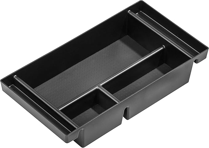 Vehicle OCD Center Console Organizer Tray for Chevy Silverado 1500 / GMC Sierra 1500 (2019-2021) & 2500/3500 HD (2020-2023) (Full Console w/Bucket Seats ONLY) - Made in USA - SLX153