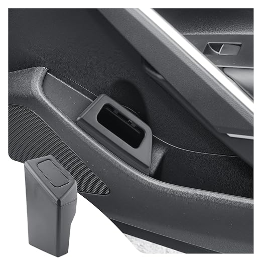 LUWU Car Trash Can with Lid - Portable Mini Dustbin Garbage Bin for Toyota Corolla Cross Interior Accessories (Right)