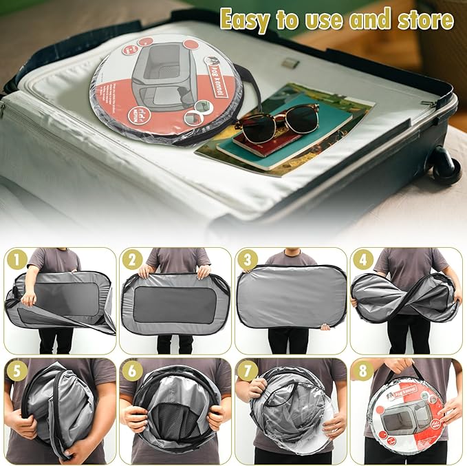 Dog Car Net Barrier Pet Barrier with Hooks Foldable Stretchable Storage Bag Universal for Cars, SUVs -Easy Install, Car Divider for Driving Safely with Children & Pets