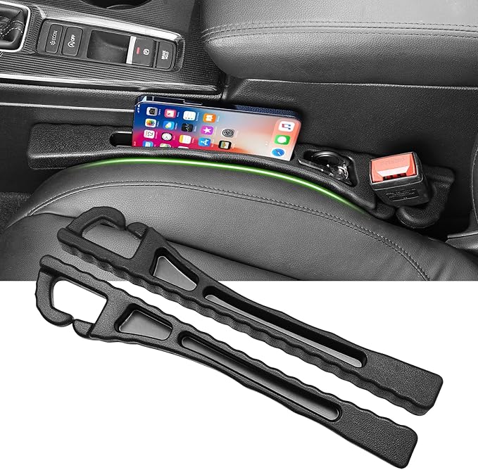 Car Seat Gap Filler Storage Bag for Mazda 2024 2025 CX5 CX-5 CX30 CX-30 CX50 CX-50 2013-2023 CX9 CX-9 CX3 CX7 CX-7 Truck Console Accessories Side Plug Strip Prevent Phone Keys from Falling