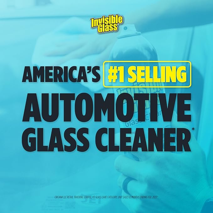 Invisible Glass 95160 Reach & Clean Windshield Cleaning Tool and Car Window Cleaner Tool for Interior and Exterior Auto Glass, Trucks, SUVs, RVs and Home Windows with 2 Microfiber Pads and Storage Bag