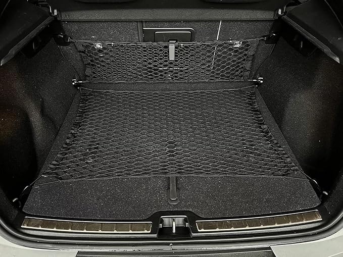 Trunk Organizer Cargo Nets for Volvo XC40 2019-2026 – Envelope + Floor Style Cargo Nets for SUV – Premium Mesh Car Trunk Organizer Vehicle Carrier Storage – Compatible with XC40