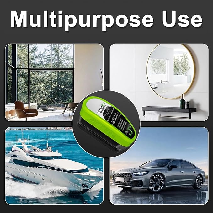 Automotive Oil Film Cleaning Brush for Car Windows, Glass Oil Film Remover for Car,2026 Upgrade 2.0 Cleaning Doard, 150ml Universal clear vision windshield cleaner ，Prevents Rain and Fog