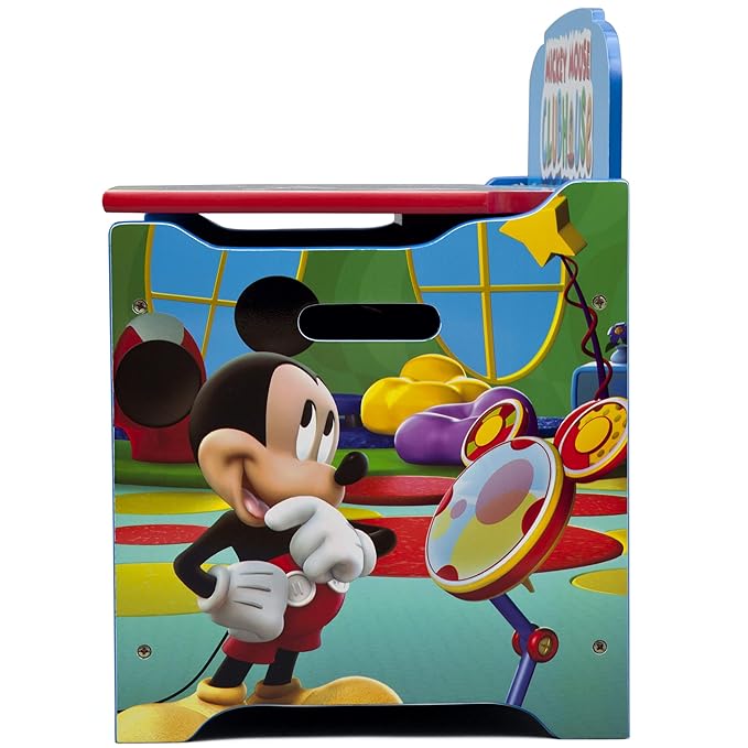 Delta Children Deluxe Toy Box, Disney Mickey Mouse