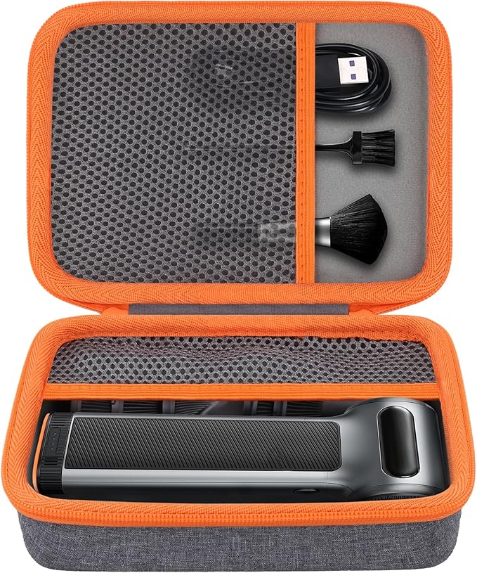 khanka Hard Storage Case for WOLFBOX MF200 Electric Air Duster, Compatible with Wolfbox MF200 Air Compressor and Accessories, Case Only