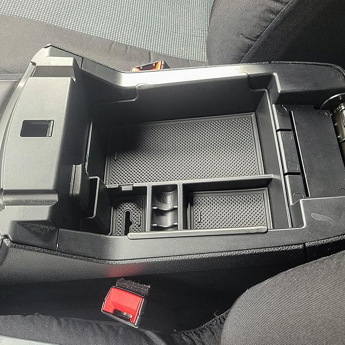 TACOBRO Center Console Organizer Tray Compatible with Ford Explorer 2012 2013 2014 2015 2016 2017 2018 2019 Accessories Armrest Glove Box Secondary Storage Divider Insert ABS Materials