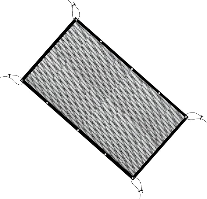 Dog Net for Car - Backseat Barrier Luggage Guard | Black Between Seat Safety Barrier for Vehicle | Heavy-Duty Foldable Isolation Net, Non-Slip Car Accessories for Safe Driving Pet Transportation