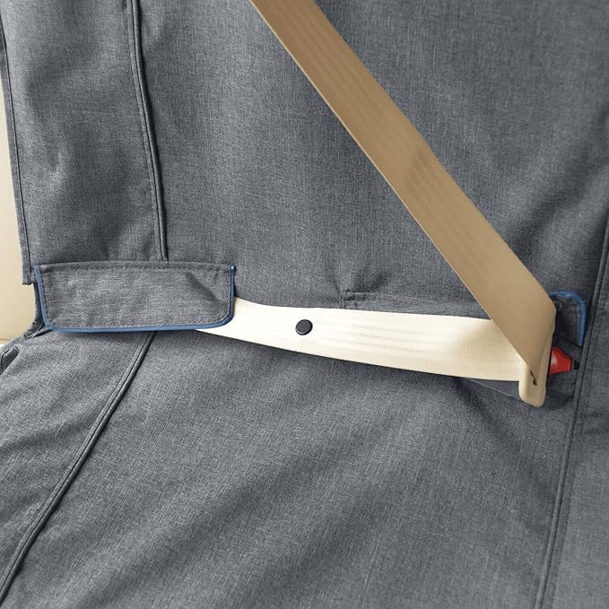 Kurgo Heather Bench Seat Cover - Waterproof Car Seat Protector for Dogs - Stylish Two-Tone Fabric - Stain Resistant Cover - Secure Fit - Durable Travel Gear - Heather Charcoal Grey